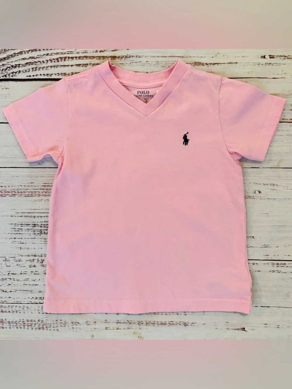Ralph Lauren 2T Pink T-shirt V-neck
